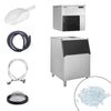 Commercial Flake Ice Machine - Modular - 565kg/24h - incl. Ice Storage Bin