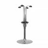 (4 Bottle) Bottle Wall Rack - Wall Mount - 445x330x95mm - Aluminium