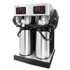 Commercial Twin Filter Coffee Machine - 2x 2.2L - 3.8 kW - with Manual Fill - incl. 2 Pump Action Airpots