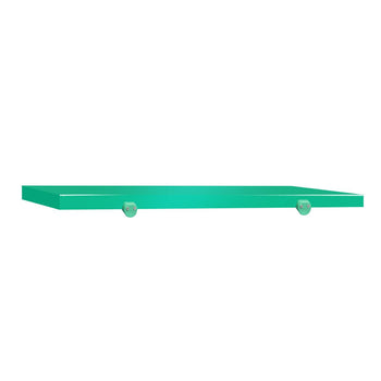 Płyta do krojenia na blat roboczy - 800x600mm - Grubość: 40mm - zgodna z HACCP - Zielony