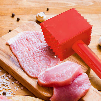 Tłuczek do mięsa - kwadratowy - czerwony - Prime Gastro