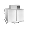 Chłodziarka do beczek – 1100 x 1000 mm – na 4 beczki 50 L – z agregatem