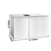 Chłodziarka do beczek – 1510 x 620 mm – na 3 beczki 50 L – bez agregatu