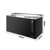 Commercial Top Loading Bottle Cooler - Black - 212L