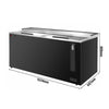 Commercial Top Loading Bottle Cooler - Black - 282L