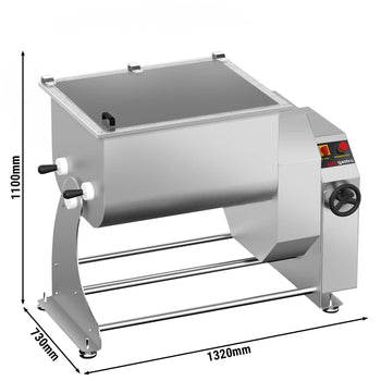 Elektryczny mikser do mięsa - 150 kg - 4,5 kW - 1400 obr/min - Prime Gastro