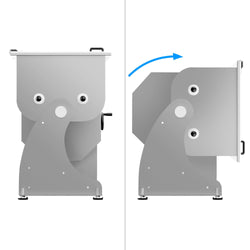 Elektryczny mikser do mięsa - 150 kg - 4,5 kW - 1400 obr/min