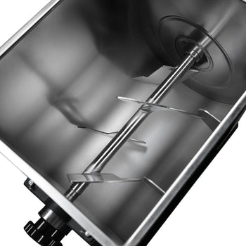 Elektryczny mikser do mięsa 22-28 litrów - 25 kg - 1,2 kW - włącznie z maszynką do mielenia mięsa - 450-480 kg/godz. - Prime Gastro