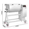 Elektryczna mieszałka do mięsa - 100l - maks. wsad 78kg - 184,2kg - 2,2kW - zmiana kierunku obrotów
