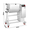 Mieszałka do mięsa – elektryczna – 48 L – 46 kg – 1,9 kW
