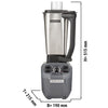 HAMILTON BEACH EXPEDITOR HBF510S - commercial food blender - 1.8 litres - 1.8 kW - stainless steel container