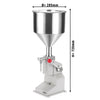 Filling machine – 5–50 ml – manual – for liquids and pastes