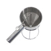 Piston Funnel in Stainless Steel - 1L - with Stand