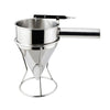 Piston Funnel in Stainless Steel - 1L - with Stand