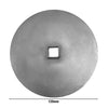 Płyta na mięso do rożna kebab - 120x120x10mm - stal nierdzewna - pasuje do DUI6R, DUI8R, DUI10R