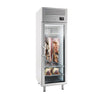 Szafa do dojrzewania mięsa metodą dry aging – 680 mm – 1 szklane drzwiczki – stal nierdzewna