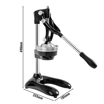 Manualna sokowirówka do owoców - czarna - Prime Gastro