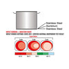 Shallow Casserole – Stainless Steel - 10L - Ø 400mm - Height: 80mm - Induction Compatible