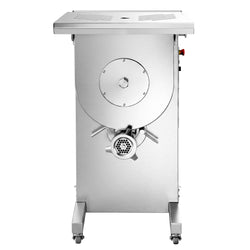 Elektryczna maszynka do mielenia mięsa 2 w 1 model 32 z mieszalnikiem – wydajność: 800–1000 kg/h – pojemność: 42 litry/30 kg – moc: 3 kW