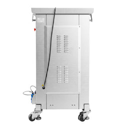 Elektryczna maszynka do mielenia mięsa 2 w 1 model 32 z mieszalnikiem – wydajność: 800–1000 kg/h – pojemność: 42 litry/30 kg – moc: 3 kW