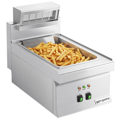 Podgrzewacz do frytek - 1,17kW - 1x GN 1/2 - z górną lampą grzewczą