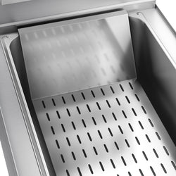 Podgrzewacz do frytek - 1,17kW - 1x GN 1/2 - z górną lampą grzewczą