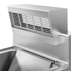 Elektryczny Podgrzewacz do frytek - 1,17kW - 1x GN 1/2 - z promiennikiem IR - na podstawie szafkowej, 1 - drzwiowej