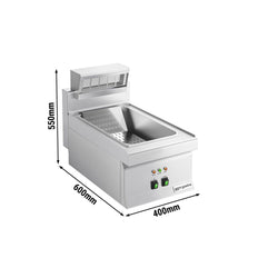 Podgrzewacz do frytek - 1,17kW - 1x GN 1/2 - z górną lampą grzewczą