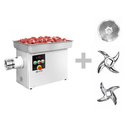 Elektrischer Fleischwolf 32 - 600kg/h - 3 kW - mit Kühlung