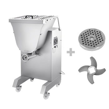 Elektryczna maszynka do mielenia mięsa 42 z mieszadłem do mięsa – 1000–1200 kg/h – 5,1 kW - Prime Gastro