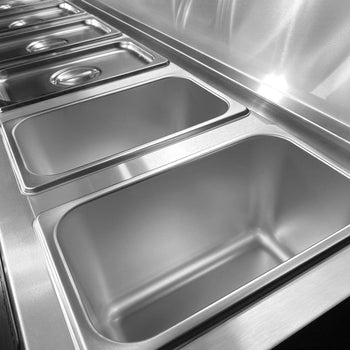 Nadstawna półka na przyprawy - 4x GN 1/4 - Prime Gastro