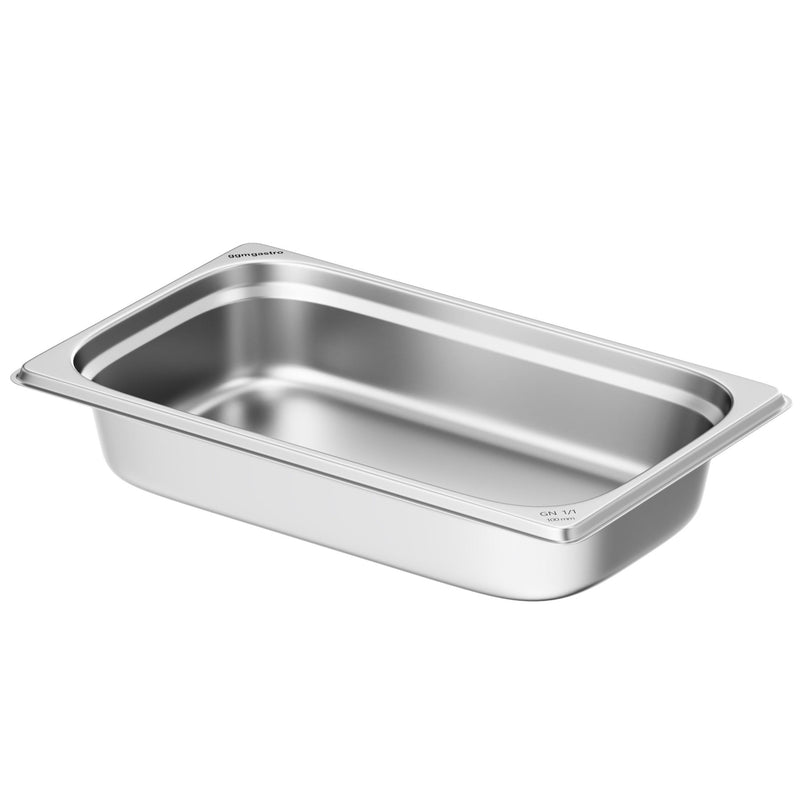 Pojemnik ze stali nierdzewnej GN 1/1 – wysokość: 100 mm