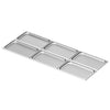 (6 sztuk) Pojemniki ze stali nierdzewnej GN 1/1 – wysokość: 20 mm