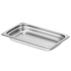 (6 sztuk) Pojemniki ze stali nierdzewnej GN 1/1 – wysokość: 65 mm