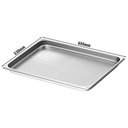 Pojemnik GN ze stali nierdzewnej - GN 2/1 - 40mm - perforowany