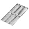 (6 szt.) Pojemnik GN ze stali nierdzewnej - GN 2/4 - 40mm