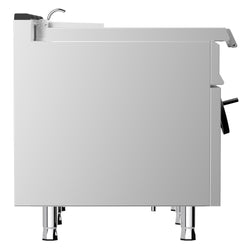 Patelnia gazowa uchylna - 120L - 30kW - przechył ręczny (koło) - z dopustem wody