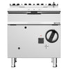 Patelnia gazowa uchylna - 80L - 20,5kW - przechył ręczny (koło) - z dopustem wody