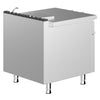 Patelnia gazowa uchylna - 80L - 20,5kW - przechył ręczny (koło) - z dopustem wody