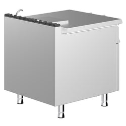 Patelnia gazowa uchylna - 80L - 20,5kW - przechył ręczny (koło) - z dopustem wody
