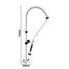 Prysznic gastronomiczny - z pistolet natryskowy, bateria mieszająca, wylewka obrotowa 90° - 240x800x750mm