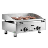 Płyta grillowa gazowa – z powłoką z twardego chromu - 6,2 kW – gładka – powierzchnia smażenia: 555 x 400 mm
