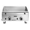Płyta grillowa gazowa – z powłoką z twardego chromu - 6,2 kW – gładka – powierzchnia smażenia: 555 x 400 mm