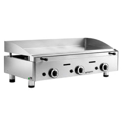 Commercial Gas Griddle – 9.3 kW – with Hard Chrome Plate - Smooth – Cooking Surface: 755x400mm