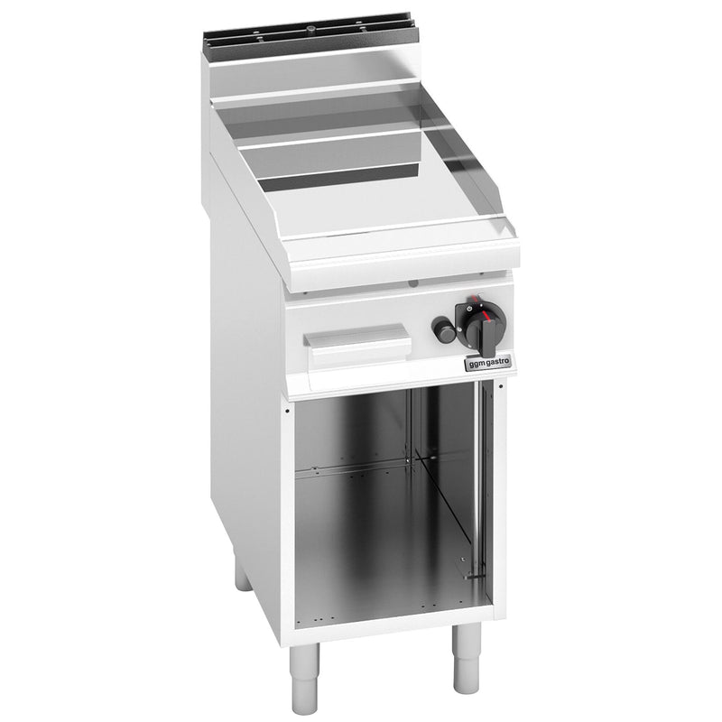 Gazowa płyta grillowa - 6,9 kW - gładka - z błyszczącą powierzchnią