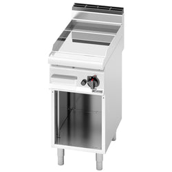 Gazowa płyta grillowa - 6,9 kW - gładka - z błyszczącą powierzchnią