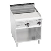 Płyta grillowa – gazowa – gładka – 20 kW – z błyszczącym wykończeniem