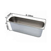 Stainless Steel Gastronorm Pan GN 2/4 - Depth: 150mm