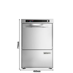 Zmywarka do szkła i naczyń – dwuścienna – 3,2 kW – cyfrowa – z pompą detergentu, pompą nabłyszczacza i pompą spustową – ze zmiękczaczem wody, zdjęcie 2 z 4