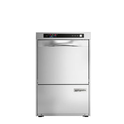 Zmywarka do szkła i naczyń – dwuścienna – 3,2 kW – cyfrowa – z pompą detergentu, pompą nabłyszczacza i pompą spustową – ze zmiękczaczem wody